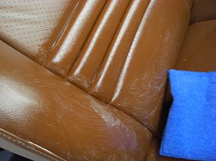 けっこう簡単レザーシートのお手入れ2