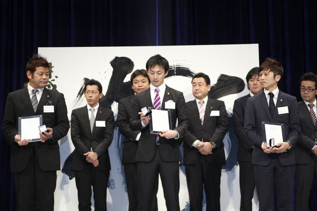 2012年　感動の表彰式！！