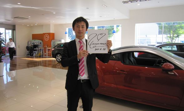 若林選手、納車式！！
