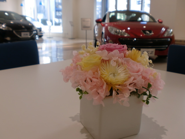 お花が変わりました