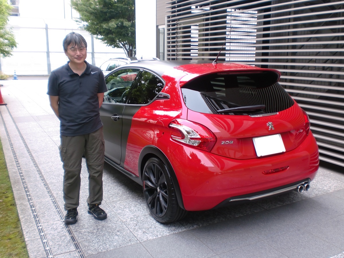 208GTi　30TH　Anniversaryをご納車させて頂きました。